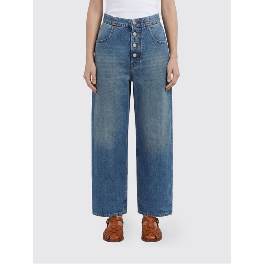 Mm6 Maison Margiela Jeans Woman Blue